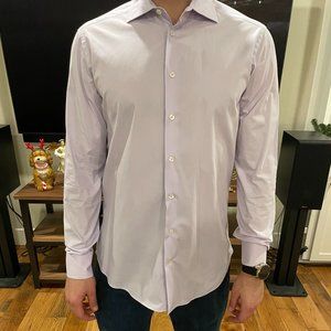 Men's ETRO Light Purple Button-Up Dress shirt
